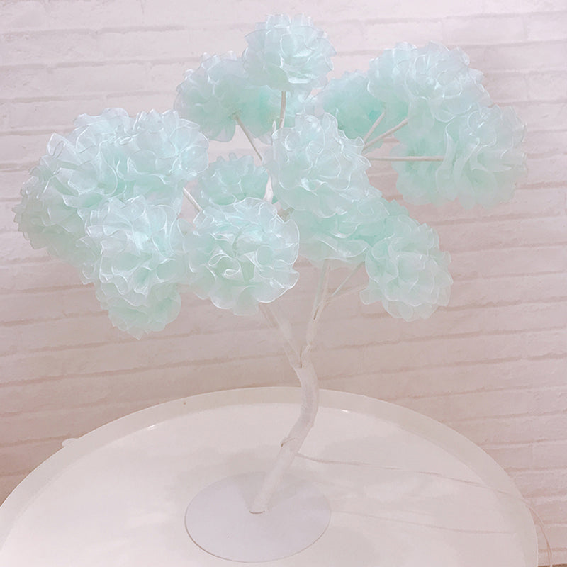 Tree USB Table Lamp: Kid-Friendly Plastic Nightstand LED Light