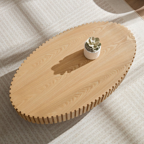 Natural Ash Drum Coffee Table