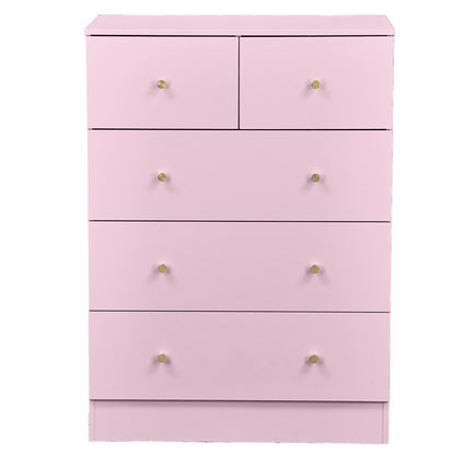MacaronPink Melamine Board, Drawer Cabinet