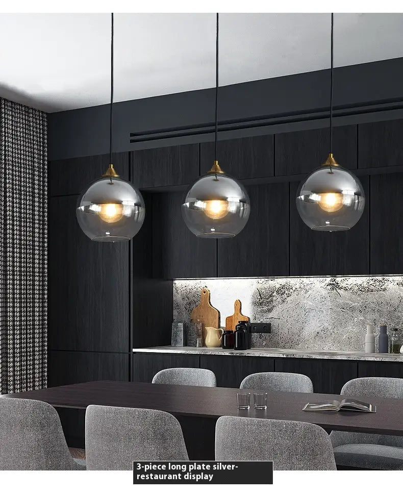 Dining Room Chandelier Bedroom Bedside Glass Chandelier