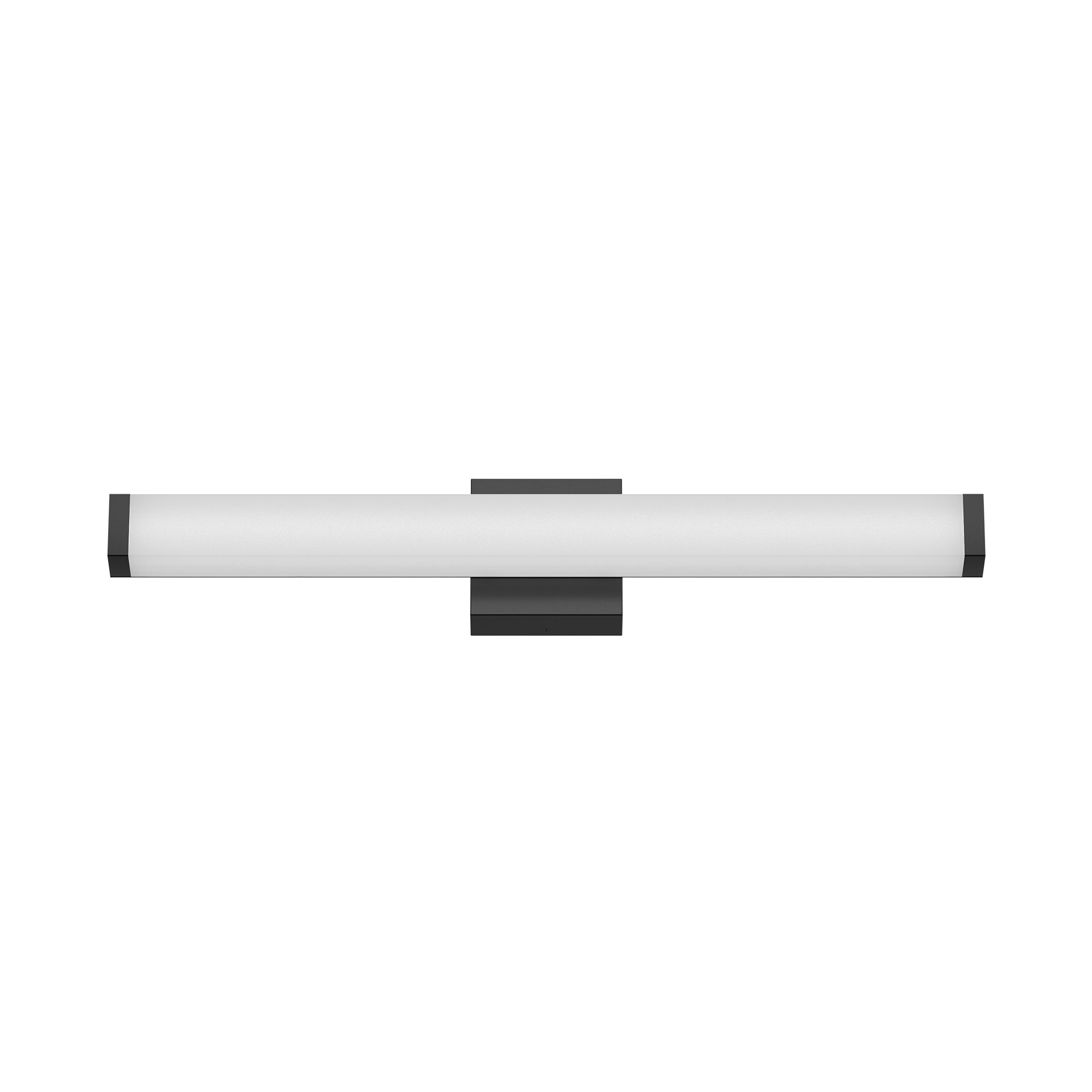 Luz para Tocador de Baño Negro - 25 Pulgadas Luces Modernas para Tocador de Baño - 14W Luces LED para Baño Sobre el Espejo Luz Blanca Fría 6000K