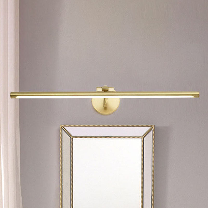 DecorBites™ Golden Pipe Vanity Light - Modern Stylish LED Wall Sconce for Bathroom - 16"/21.5" Width