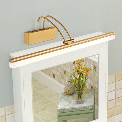 DecorBites™ Acrylic LED Swing Arm Vanity Mirror Light - Minimalist Bathroom Wall Fixture