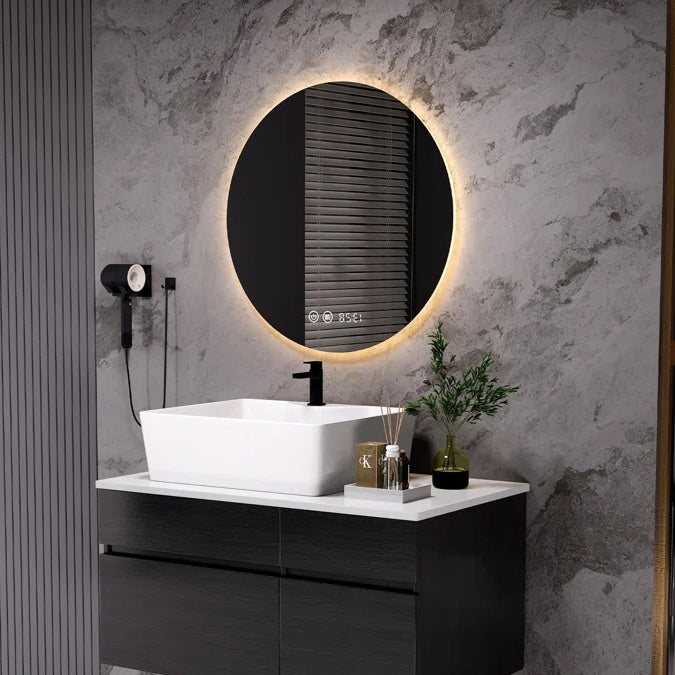 Wall Mounted Bathroom Vanity Engineered Stone Top