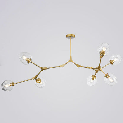 Modern Glass Chandelier for Living Room- Branching Suspension Light