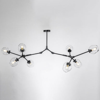 Modern Glass Chandelier for Living Room- Branching Suspension Light