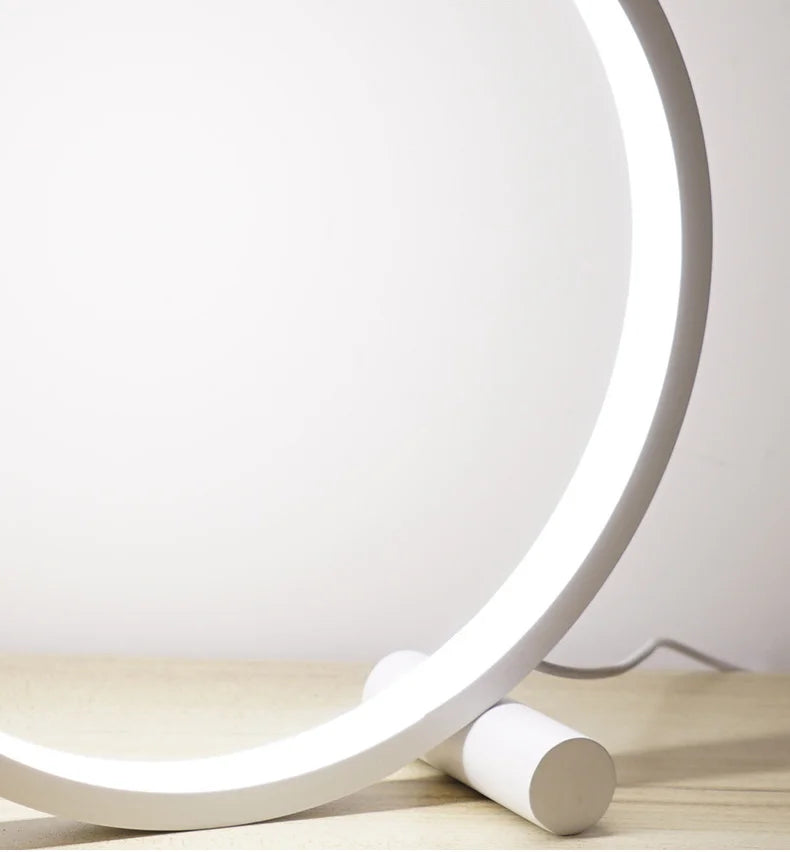 25CM Dimmable LED Circular Table Lamp