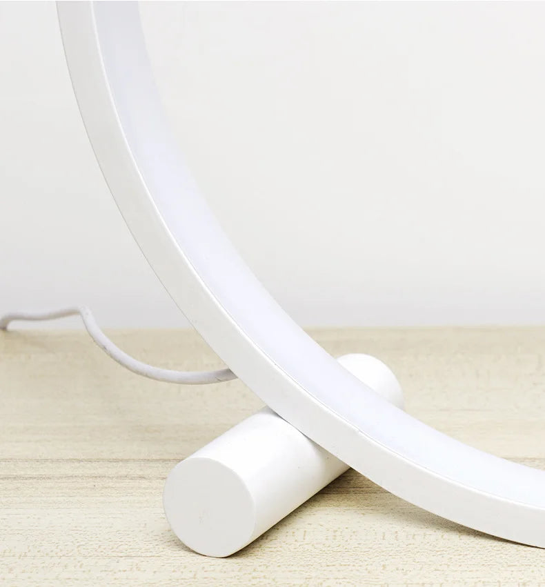 25CM Dimmable LED Circular Table Lamp