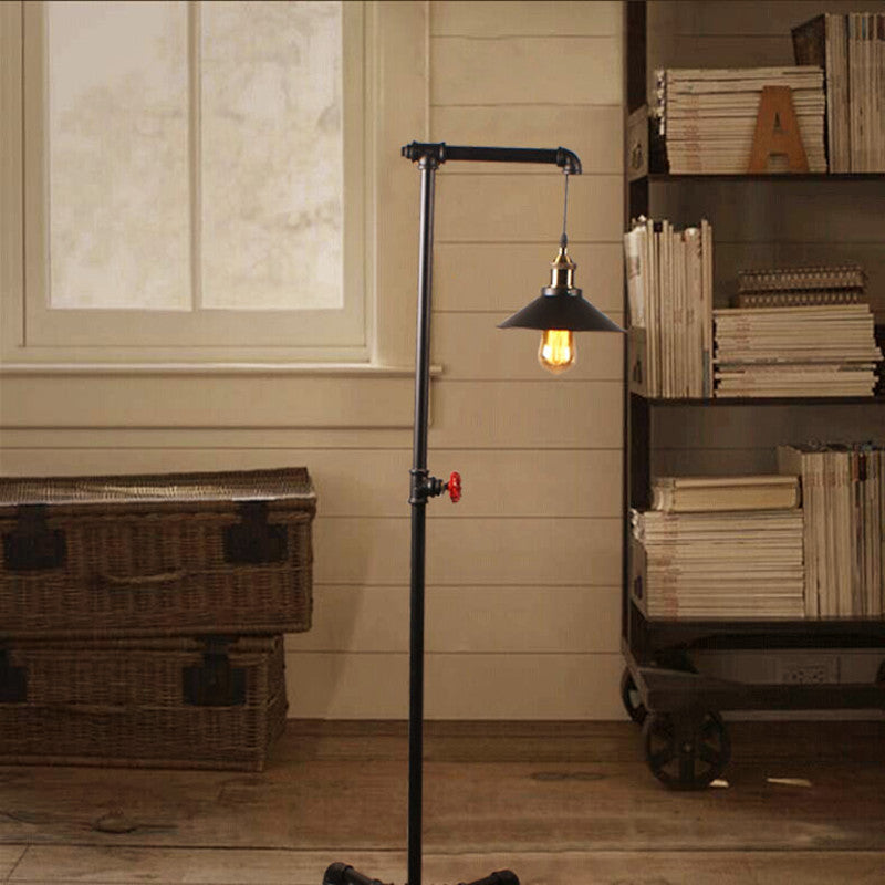 Black Vintage Floor Lamp