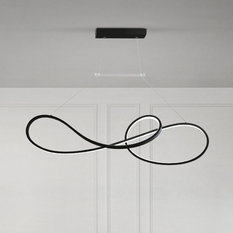 DecorBites™ LED Strip Island Pendant Light - Minimalist Metal Dining Room Lighting Fixture