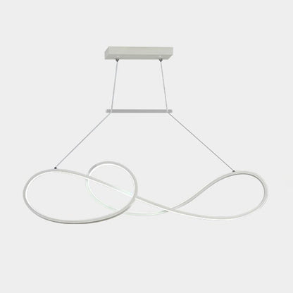 DecorBites™ LED Strip Island Pendant Light - Minimalist Metal Dining Room Lighting Fixture