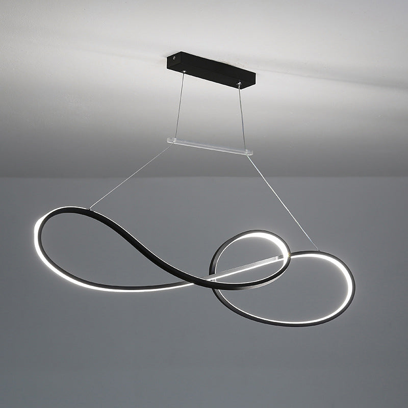 DecorBites™ LED Strip Island Pendant Light - Minimalist Metal Dining Room Lighting Fixture