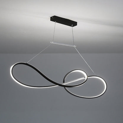 DecorBites™ LED Strip Island Pendant Light - Minimalist Metal Dining Room Lighting Fixture