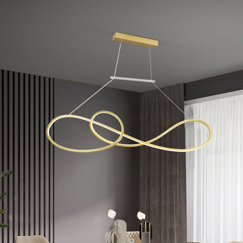 DecorBites™ LED Strip Island Pendant Light - Minimalist Metal Dining Room Lighting Fixture