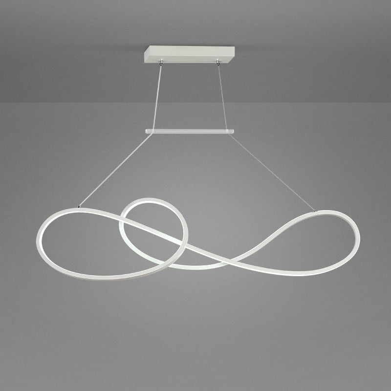 DecorBites™ LED Strip Island Pendant Light - Minimalist Metal Dining Room Lighting Fixture