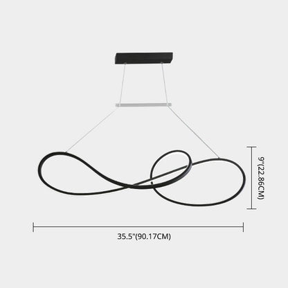 DecorBites™ LED Strip Island Pendant Light - Minimalist Metal Dining Room Lighting Fixture