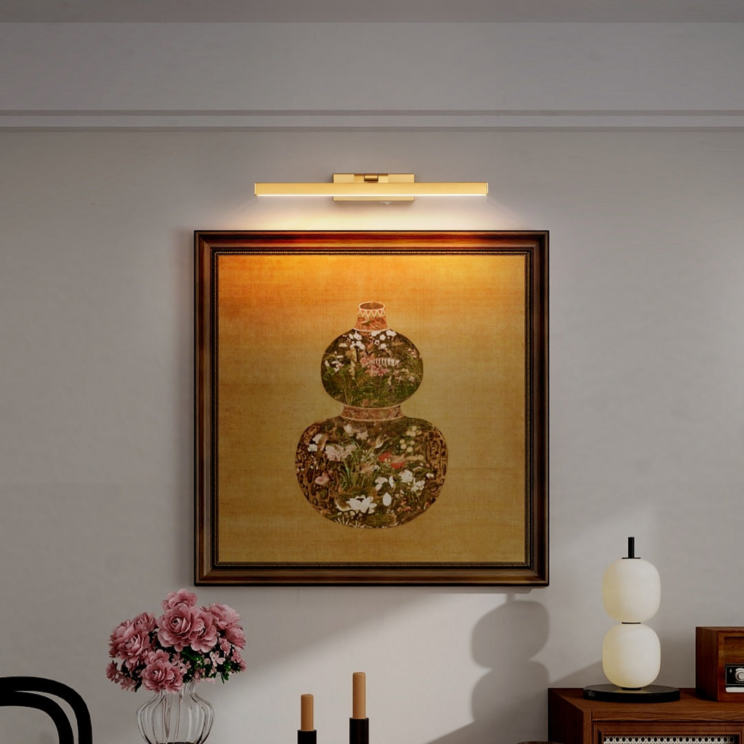 Gold Dimmable LED Vanity Light