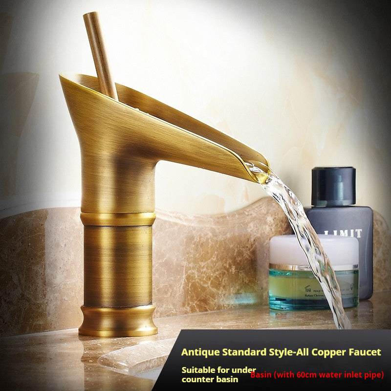 Copper Waterfall Basin Faucet