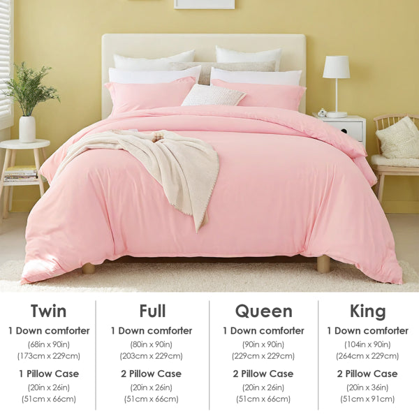 Pink Boho Microfiber Duvet