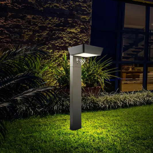 Solar Pathway Lights Outdoor LED Landscape Path Light With Dusk To Dawn Photocell Motion Sensor 1985