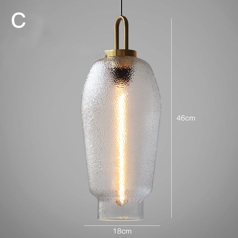 Glass Minimalist Chandelier