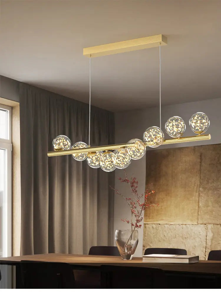 Dining Room Chandelier Creative 3D Long Chandelier
