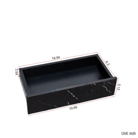 Mesa de café LED de 6.93 pulgadas de alto, Mesa de café moderna para sala de estar, Mesas para sala de estar, Mueble grande para sala de estar, Luces LED