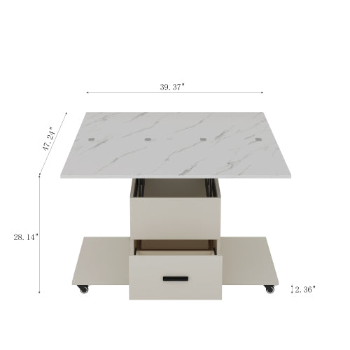 Lift-Up Coffee Table Set