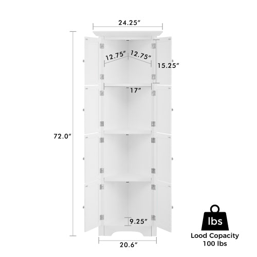 White Modern Storage Cabinet