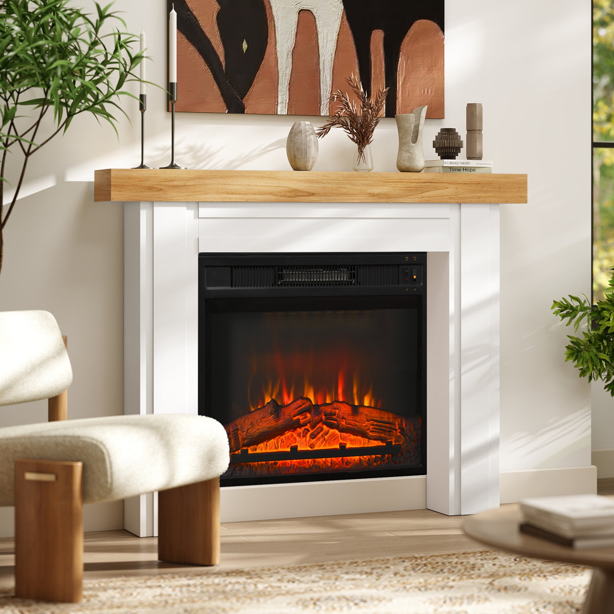 Baroque Decorative Fireplace Mantel