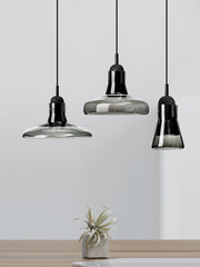 Glass Single Head Chandelier
