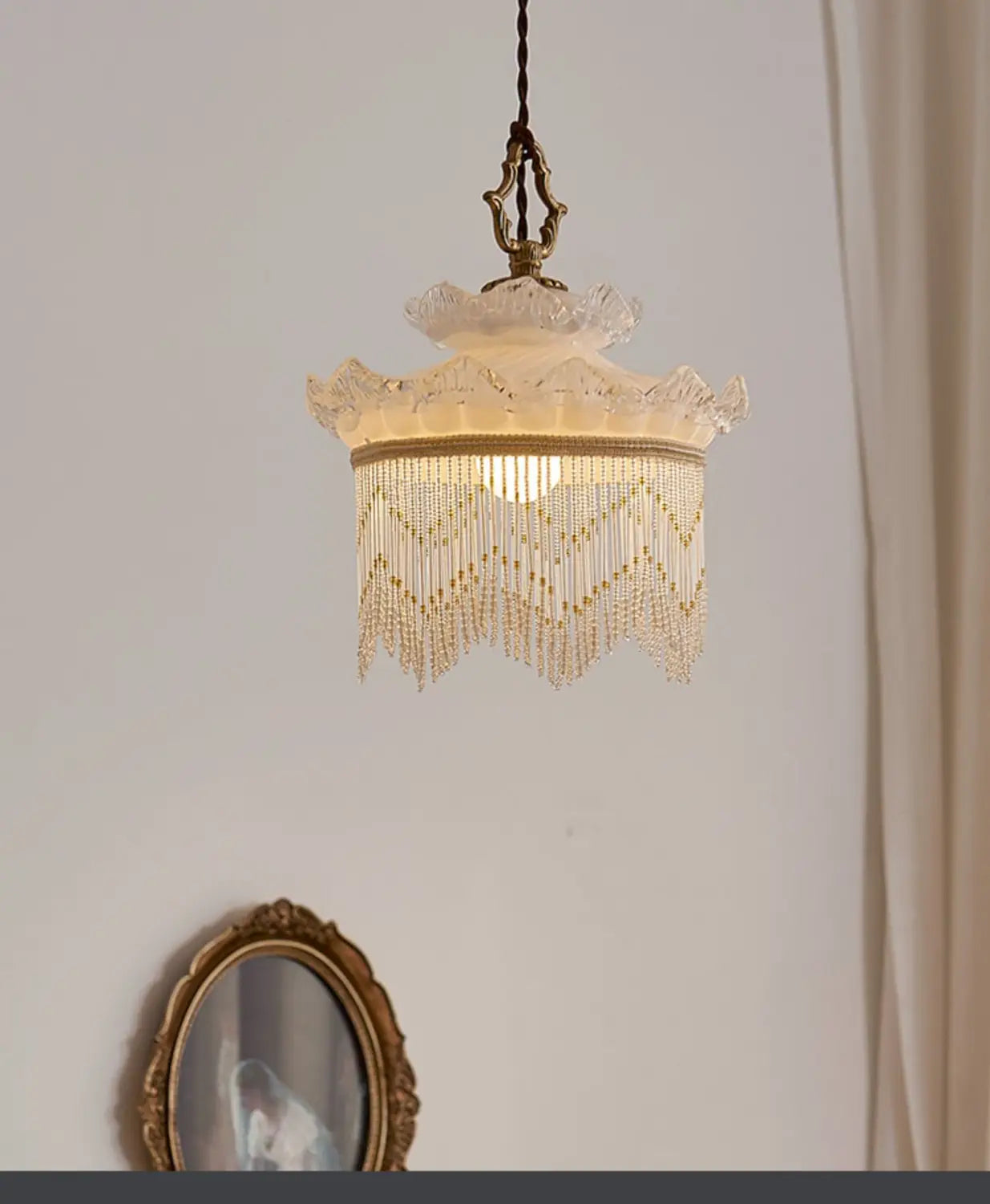 Tassel Chandelier Dining Room Bedroom Bedside Hallway Chandelier