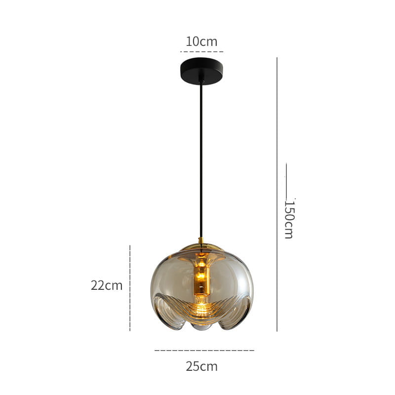 Modern Minimalist Bedside Restaurant Bar Porch LED Chandelier