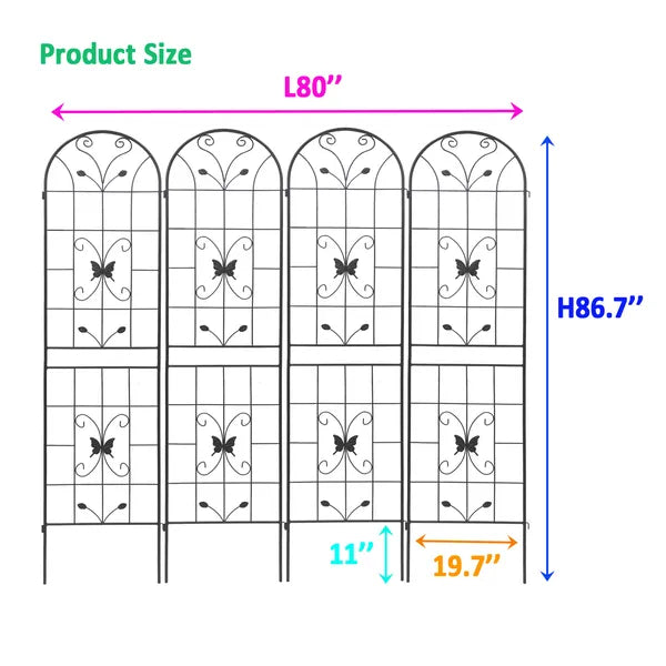 Large Metal Garden Trellis