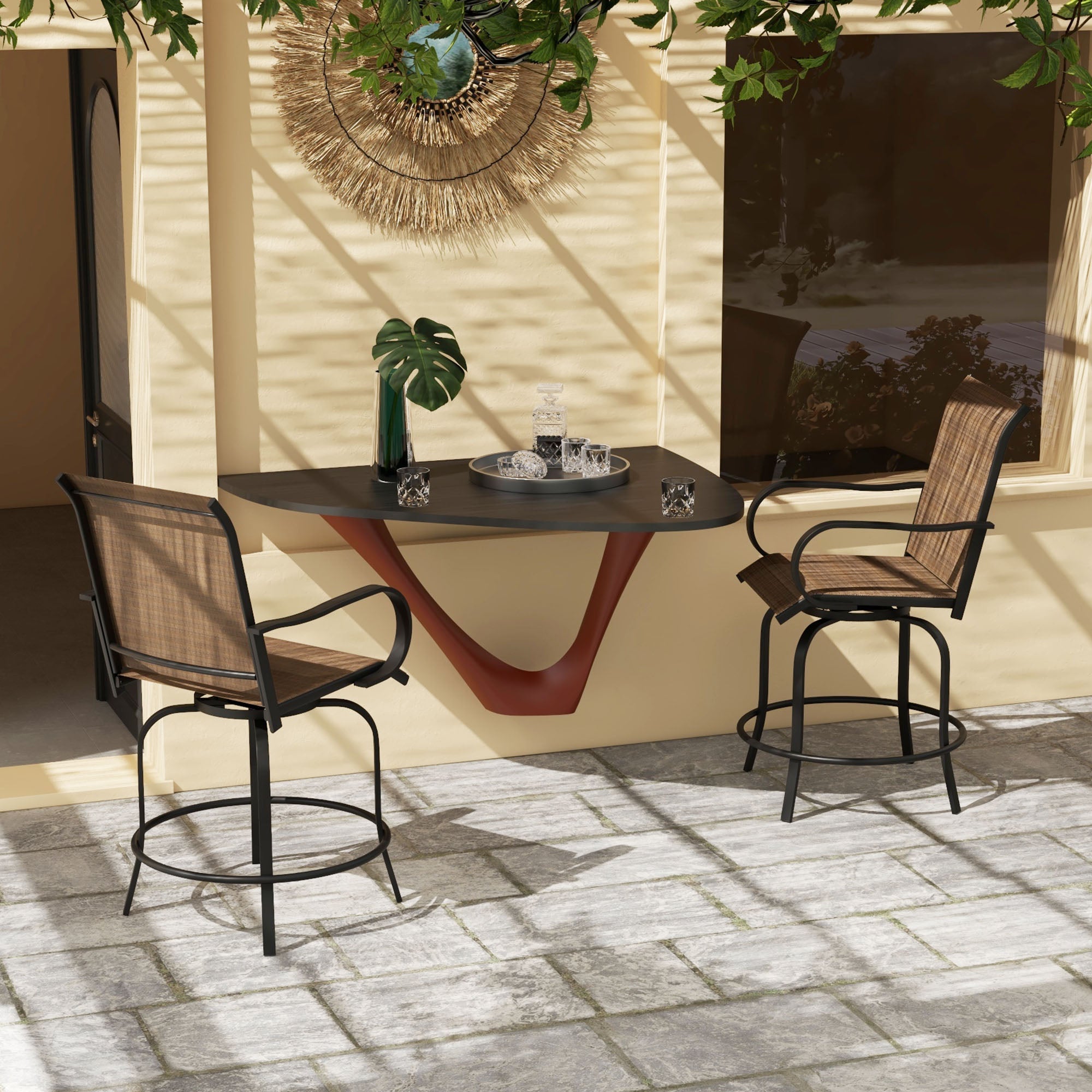 Swivel Outdoor Bar Stools