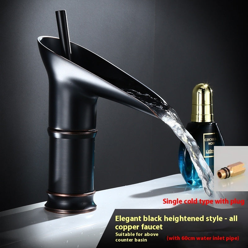 Copper Waterfall Basin Faucet
