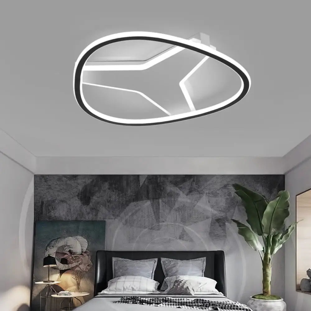 DecorBites™ 3-Star Flush Mount LED Ceiling Light in White for Bathrooms
