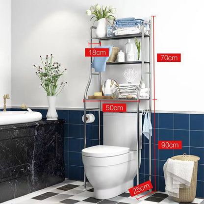 3-Tier Over Toilet Metal Storage Shelf