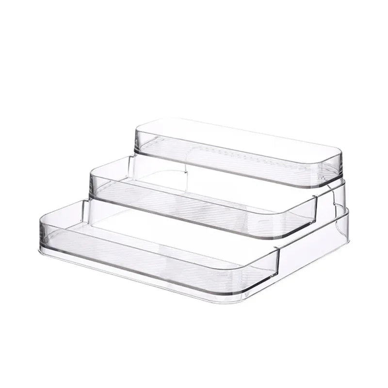 3 Tier Perfume & Cosmetic Organizer Stand - Transparent
