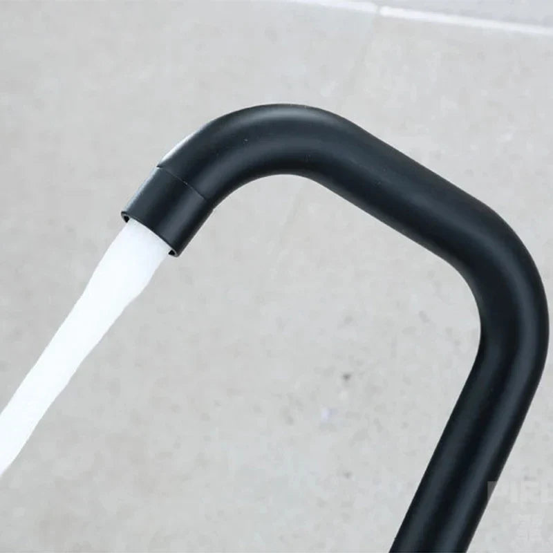 304 Stainless Steel Rotating Bathroom Sink Faucet