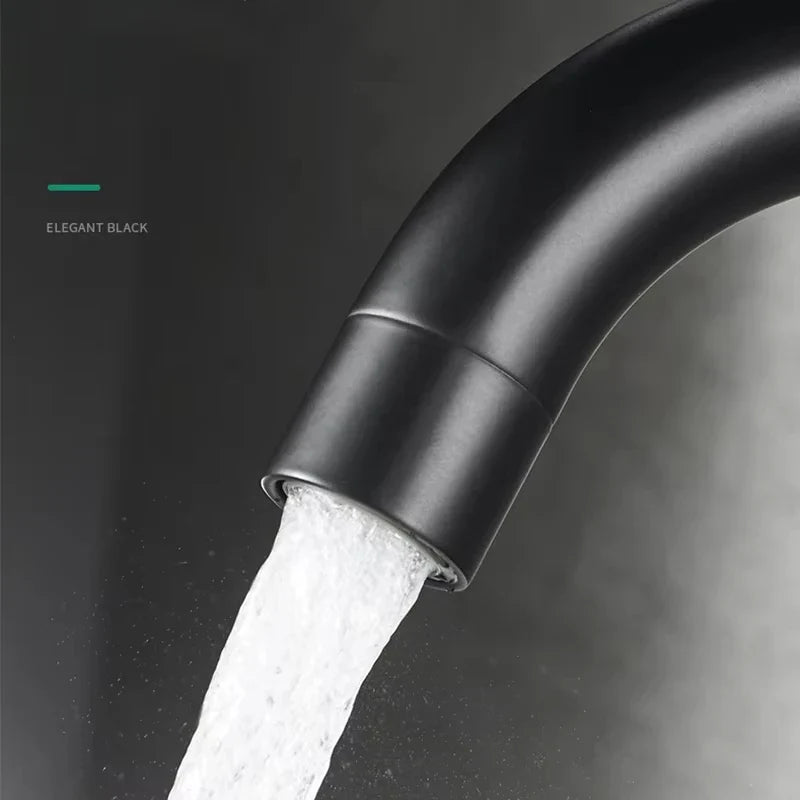 304 Stainless Steel Rotating Bathroom Sink Faucet