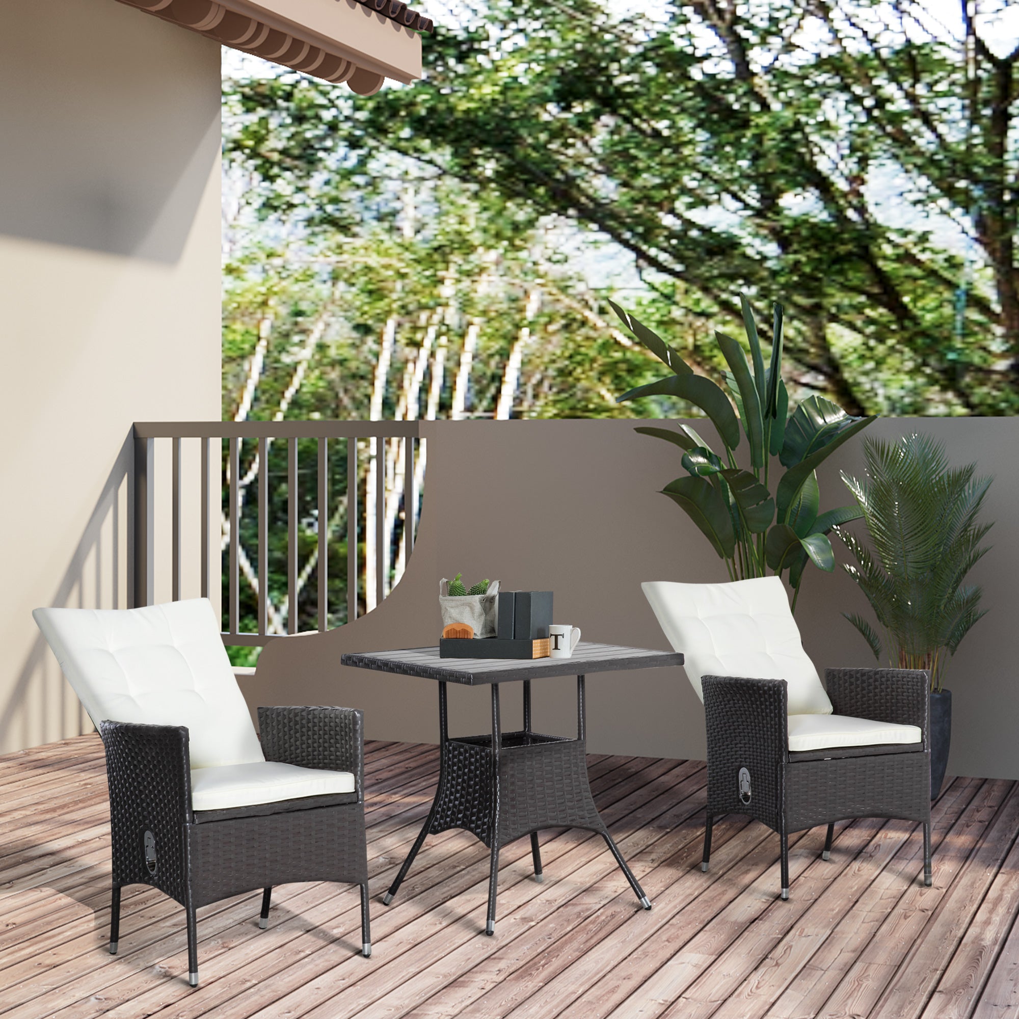 Compact Outdoor Bistro Set