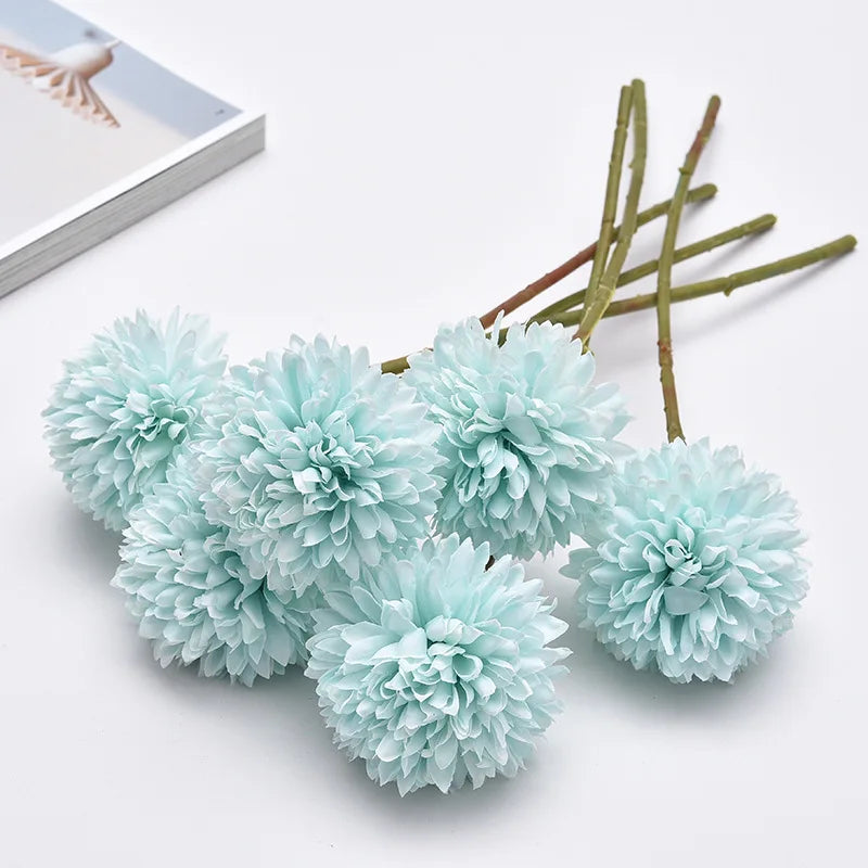 30cm Silk Dandelion Ball Arrangement