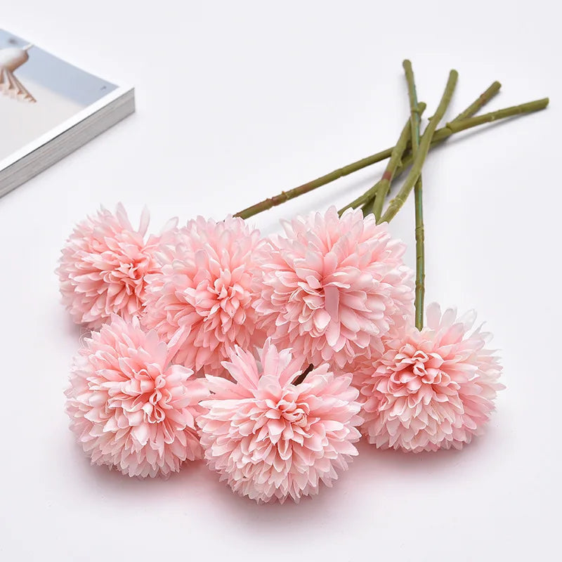 30cm Silk Dandelion Ball Arrangement