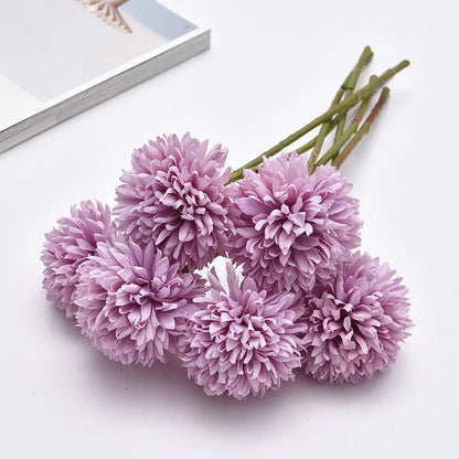 30cm Silk Dandelion Ball Arrangement