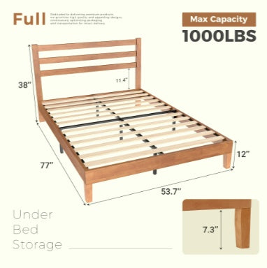 Solid Wood Bed Frame