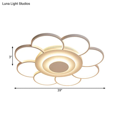 ديكوربايتس™ 31.5 بوصة/39 بوصة مصباح سقف LED أبيض أكريليكي مثبت على الحائط بإضاءة دافئة/بيضاء/طبيعية - بسيط وواسع