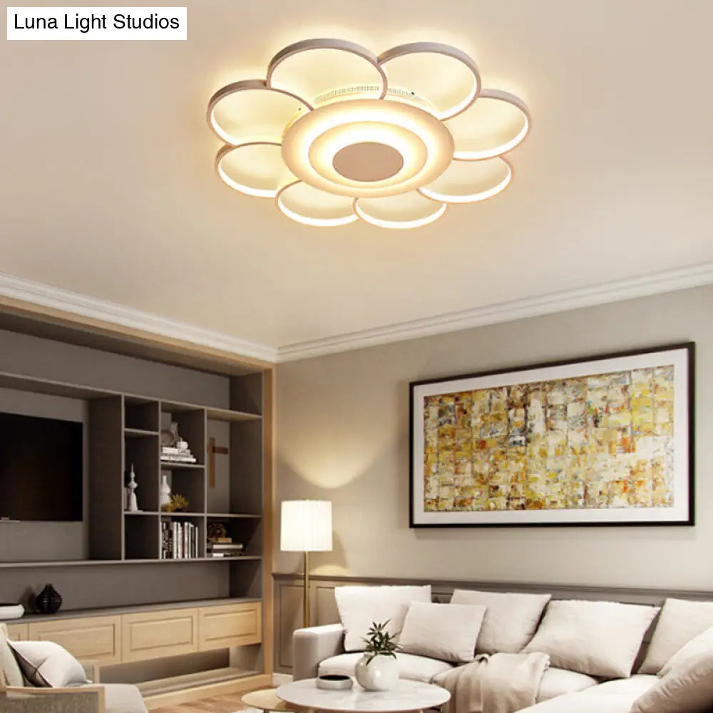 ديكوربايتس™ 31.5 بوصة/39 بوصة مصباح سقف LED أبيض أكريليكي مثبت على الحائط بإضاءة دافئة/بيضاء/طبيعية - بسيط وواسع