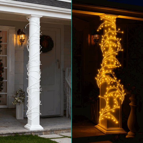 Lighted Birch Garland