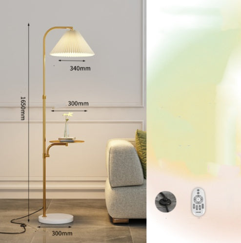 Wood Floor Sofa Lamp
